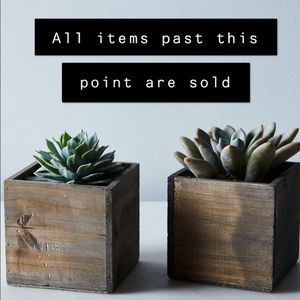 All listings past this point are sold!